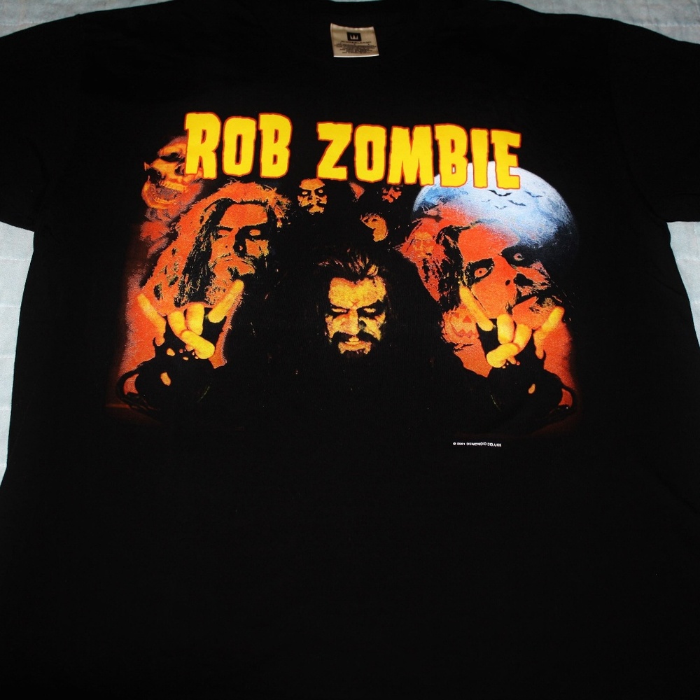 VINTAGE Rob Zombie L Tee Winterland Unworn